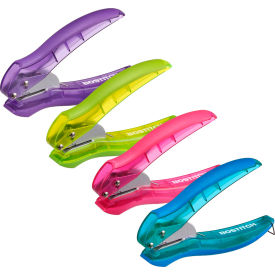 Office EZ Squeeze 1-Hole Punch, 10 Sheets Capacity, Multi-Color view 2