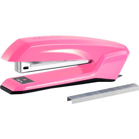 AMAX INC B210R-PINK Bostitch Ascend™ Stapler, Built In Remover, Staple Storage, Pink image.