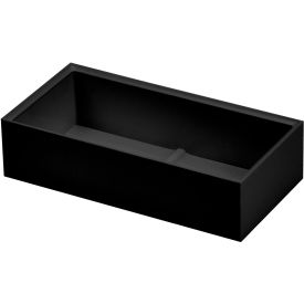 AMAX INC KT2-WDCUP-BLK Bostitch Office Konnect Stackable Accessory Tray, Black image.