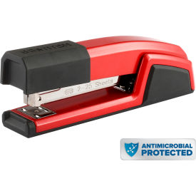 Bostitch Epic Antimicrobial Office Stapler, Red