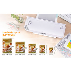 Bostitch Office Thermal Laminator, White Bostitch Office Thermal Laminator, White