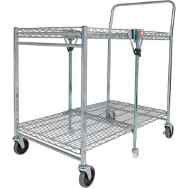 AMAX INC BSAC-LGCR Bostitch Stow-Away Cart, Large Chrome image.