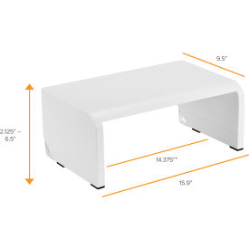 AMAX INC KT-STAND-WHT Bostitch Konnect Monitor Stand,White image.