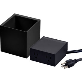 Bostitch® Konnect Power Expansion Kit Pencil Cup & 2 Outlet Charger For Desktop Black 