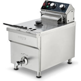 Waring® Professional Deep Fryer with Dual Frying Baskets 15 lb. Oil Capacity