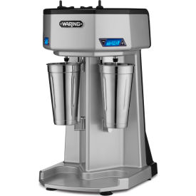 Conair Corp./Waring Commercial WDM240TX Waring® Double Spindle Drink Mixer with Timer, 3 Speed, 1 HP image.