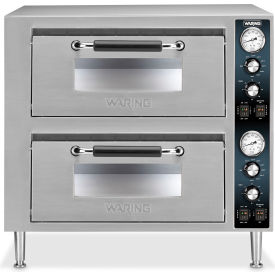Waring® Commercial Double Compartment Pizza Oven 240V 3200W