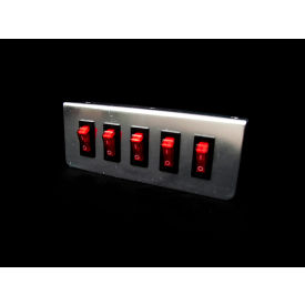 Race Sport 5-Switch On/Off Prewired Panel with Fuse