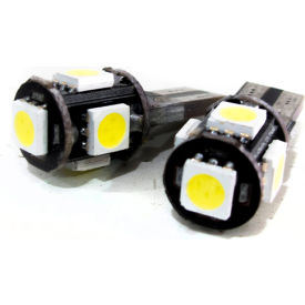 Race Sport T10/194 5-Chip 5050 Diode Tech CANBUS Interface LED Replacement Bulbs, Blue, Pair, 12-24V Race Sport T10/194 5-Chip 5050 Diode Tech CANBUS Interface LED Replacement Bulbs, Blue, Pair, 12-24V