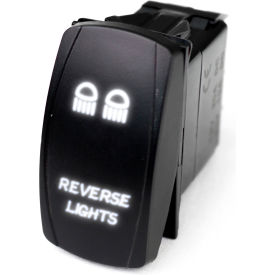Race Sport LED Rocker Switch with White LED Radiance, Reverse Lights, 1005266