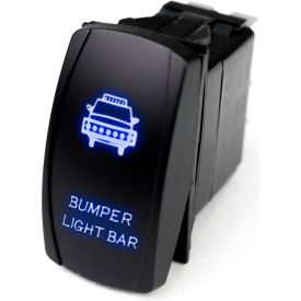Race Sport LED Rocker Switch with Blue LED Radiance, BumPer Light Bar