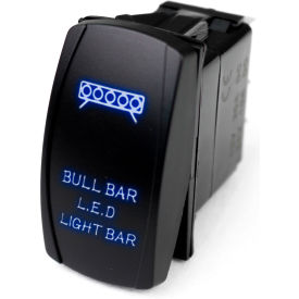 Race Sport LED Rocker Switch with Blue LED Radiance, Bull Bar LED Light Bar