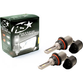 Race Sport 9004 PNP Series Plug N Play Super LUX LED Replacement Bulbs, 1,900 LUX Max Output