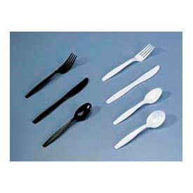 Dixie Food Service DXEPKM21 Dixie® Plastic Knives, White, 1000/Carton image.