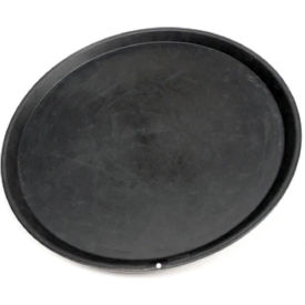 SAFETRAYS PRODUCTS ST1014 SafeTray, 14" Round Serving Tray, Black image.