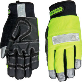 Youngstown Glove Co. 08-3710-10-L High Visibility Performance Gloves - Safety Lime - Winter - Large image.