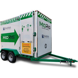 ATS ShieldSafe Fully Enclosed Mobile Safety Shower & Eyewash Trailer - 450-Gallon Water Tank