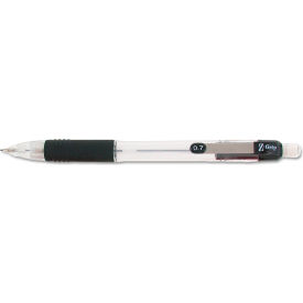 Zebra Pen Corporation 15241 Zebra Z-Grip Mechanical Pencil, HB, 0.7 mm, Clear Barrel, 24/Pack image.