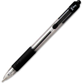 Zebra Pen Corporation 22210 Zebra Z-Grip Ballpoint Retractable Pen, 1.0mm, Black Ink, Dozen image.