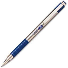 Zebra Pen Corporation 27120 Zebra F-301 Ballpoint Retractable Pen, Blue Ink, Fine, Dozen image.