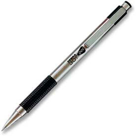 Zebra Pen Corporation 41311 Zebra G-301 Gel Retractable Pen, 0.7mm, Stainless Steel Barrel, Black Ink, 1 Pack image.