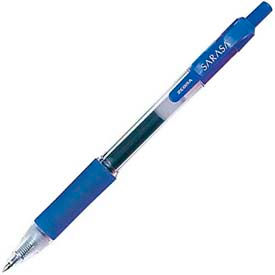Zebra Pen Corporation 46720 Zebra Sarasa Gel Retractable Pen, Fine, 0.5mm, Blue Ink, Dozen image.