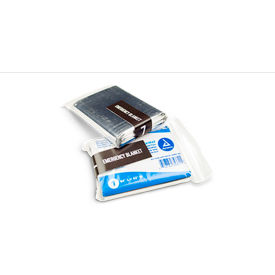 ZOLL® Mylar Emergency Blanket 84"L x 52"W Silver 