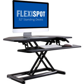 Zoxou Inc M7C FlexiSpot® M7C 36" AlcoveRiser Standing Desk Converter, Black image.