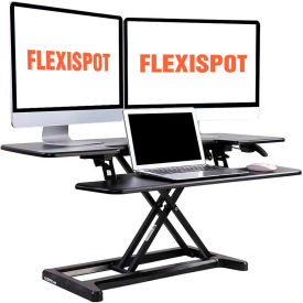 Zoxou Inc MT7B-M FlexiSpot®  35" AlcoveRiser Standing Desk Converter, Black image.