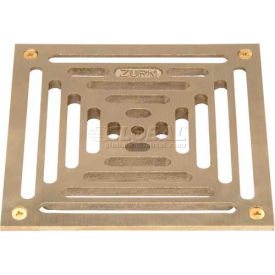 Zurn 7"" x 7"" Square Floor Drain W/Screws Brass
