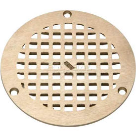 Zurn 10"" Dia. Round Floor Drain W/Screws Nickel