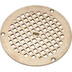 Zurn 8"" Dia. Round Floor Drain W/Screws Nickel