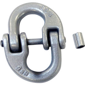 MAZZELLA LIFTING TECHNOLOGIES 1015104 Crosby A-1337 G100 Chain Connecting Link, Lok-A-Loy 1/4", 4300 LBS WLL image.