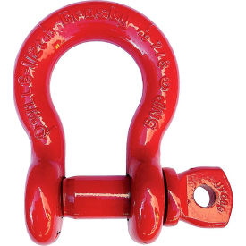 MAZZELLA LIFTING TECHNOLOGIES 1018384 Crosby S-209 S/C Carbon Shackle SPA 1/4", 1/2T WLL image.