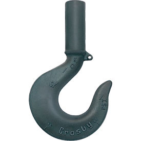 MAZZELLA LIFTING TECHNOLOGIES 1028701 Crosby S-319AN Alloy Hook Shank Size D, 1T WLL image.