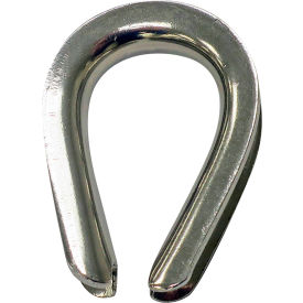 MAZZELLA LIFTING TECHNOLOGIES 1037960 Crosby G-414 T304 Ss Thimble Extra Heavy 1/4" Wire image.