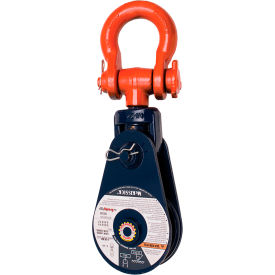 MAZZELLA LIFTING TECHNOLOGIES 109126 Crosby Block 6" Snatch w/Shackle For 3/4" WR image.