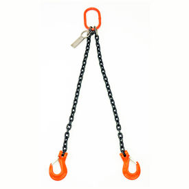 MAZZELLA LIFTING TECHNOLOGIES CHS038X10DCM1-M Mazzella Lifting Chain Sling 3/8" X 10 DOS G100 (CM) image.