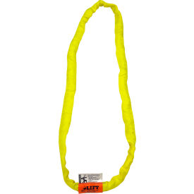 MAZZELLA LIFTING TECHNOLOGIES SP90YELX06LA Lift America Round Sling Endless SP90 X 6 Yellow, Vertical Capacity, 8400 LBS (S201018) image.