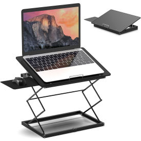 Uncaged Ergonomics CD4 Ergonomic Laptop Stand and Standing Desk Black
