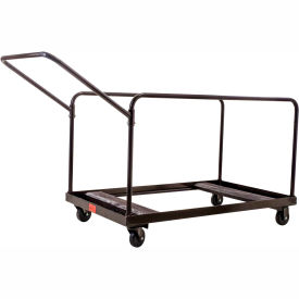 Interion® Table Cart For 48"" and 60"" Round Folding Tables Holds 10