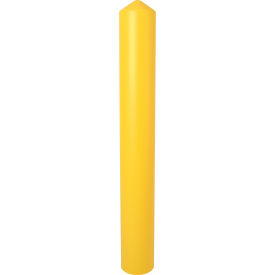 Eagle Smooth Bollard Post Sleeve 6" Yellow 1736Y