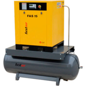 First Air FAS153T 20HP 72Gallon Rotary Screw Air Compressor