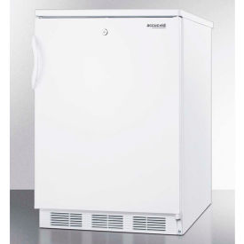 Summit Appliance Div. FF7LW Summit  Freestanding All Refrigerator W/Lock 5.5 Cu. Ft. White image.