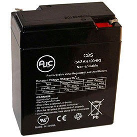 AJC® Brand Replacement Home Alarm Batteries 6V 8 -12 Amps