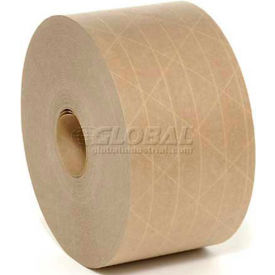 Holland Manufacturing Company, Inc. H3072X375 TAN Holland Hi Tech Reinforced Water Activated Tape 72mm x 375 5 Mil Tan image.