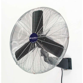 Global Industrial 607050 Global Industrial™ 24" Oscillating Wall Mount Fan, 3 Speed, 7525 CFM, 1/4 HP, 1 Phase image.