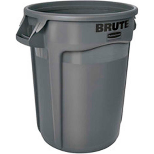 RCP 2620 WHI Rubbermaid 2620 Brute 20 Gallon Vented Trash Can White 