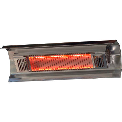 Heaters Patio Fire Sense Wall Mounted Infrared Heater Heaters Patio Fire Sense Wall Mounted Infrared Heater 02110 1500w Stainless Steel B1097148 Global