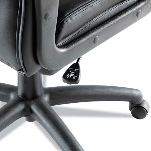 Black Leather Details about   Fraze Series High-Back Swivel/Tilt Office Chair 